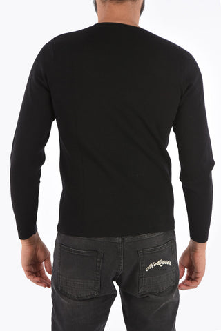 wool KARLITO crew-neck sweater