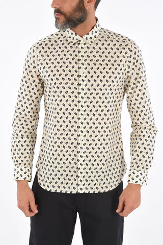 Printed IKAT slim fit shirt