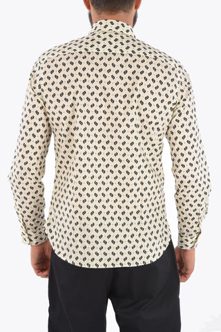 Printed IKAT slim fit shirt