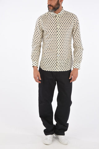 Printed IKAT slim fit shirt