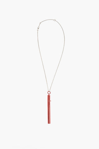 Collana In Argento CIG CASE con Pendente a Cilindro