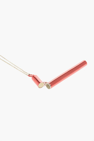 Collana In Argento CIG CASE con Pendente a Cilindro