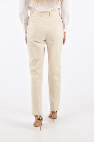 pantalone dritto a vita alta