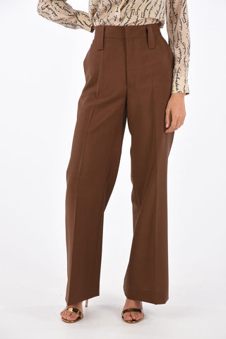 high-rise waist bootcut pants