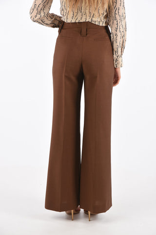 high-rise waist bootcut pants
