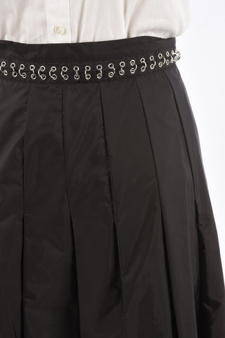 6 NOIR KEI NINOMIYA gonna a pieghe midi