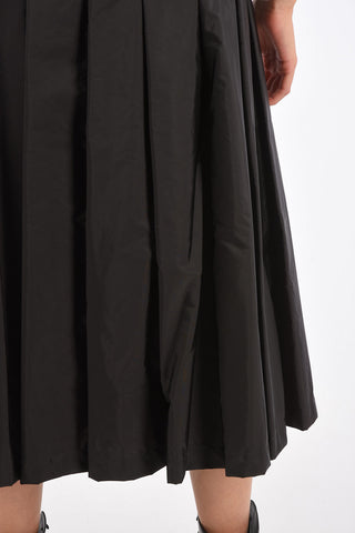 6 NOIR KEI NINOMIYA gonna a pieghe midi