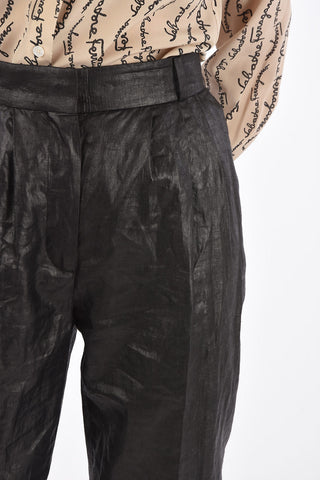 Double Pleated High Waist Pants