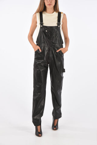 leather sleeveless LEGACY jumpsuit