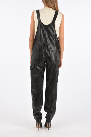leather sleeveless LEGACY jumpsuit