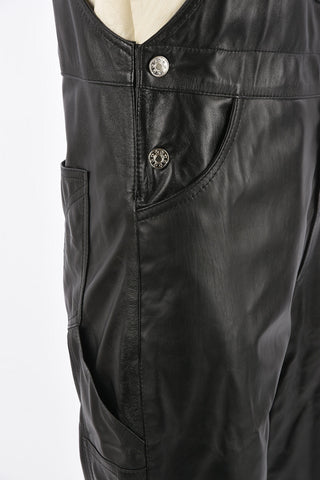 leather sleeveless LEGACY jumpsuit