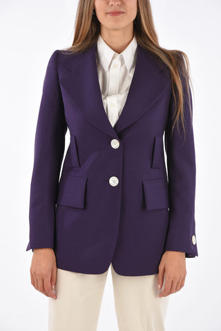 center vent 2-button blazer