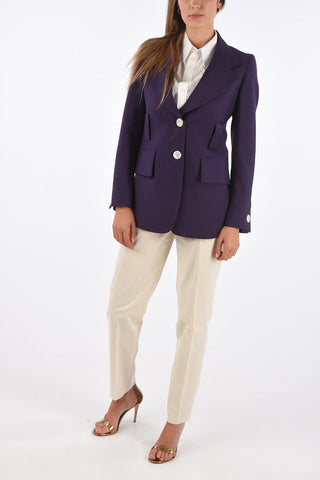 center vent 2-button blazer