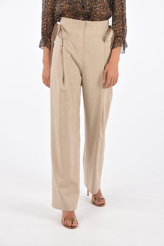 high-rise waist palazzo  pants