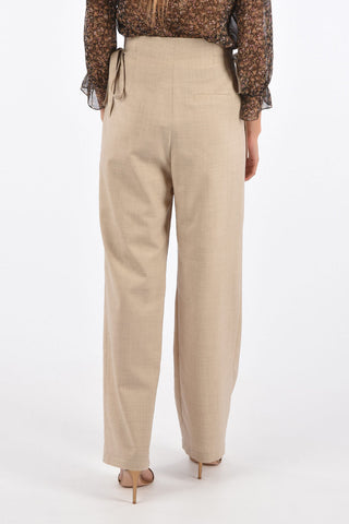 high-rise waist palazzo  pants