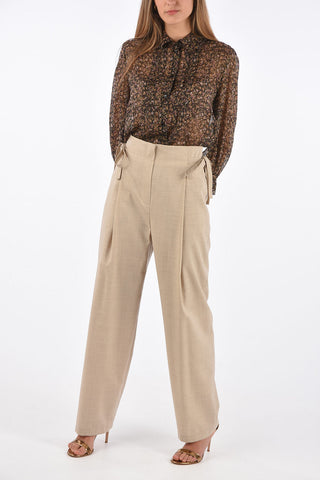high-rise waist palazzo  pants