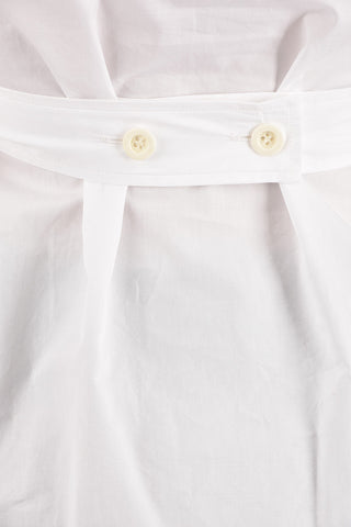 Popeline wrap blouse