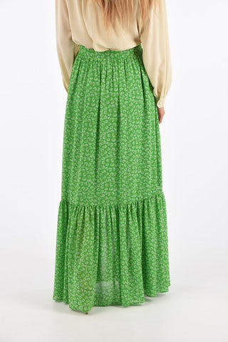 Printed daisy evening lenght gipsy JACINTHA skirt