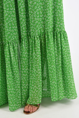 Printed daisy evening lenght gipsy JACINTHA skirt