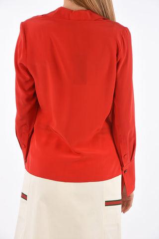 silk crepe de chine BAROQUE blouse