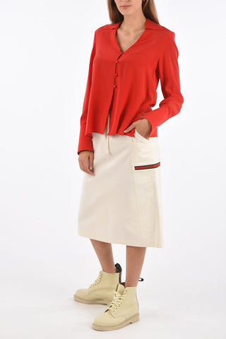 silk crepe de chine BAROQUE blouse