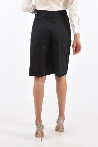 High rise chinos shorts