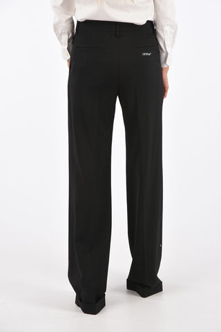 Flush Pocket FORMAL GABARDINE Palazzo Pants