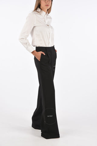 Flush Pocket FORMAL GABARDINE Palazzo Pants