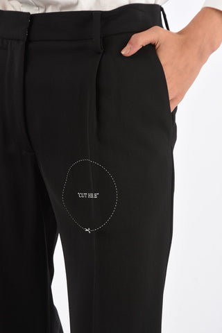 Flush Pocket FORMAL GABARDINE Palazzo Pants