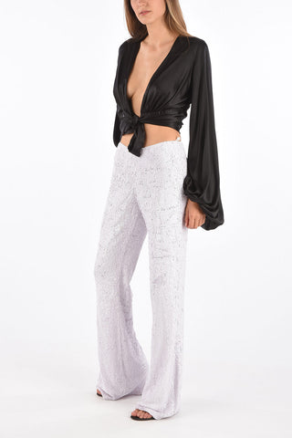 sequined GUMMYNET palazzo  pants