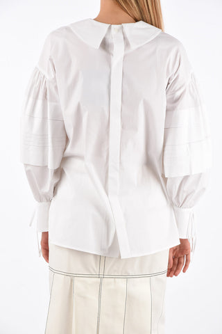 leg-o-mutton sleeve blouse