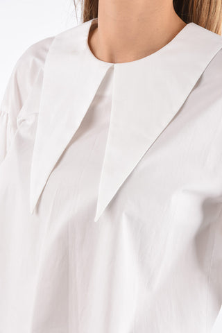 leg-o-mutton sleeve blouse