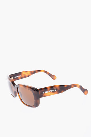 Rectangular Frame Tortoise Sunglasses