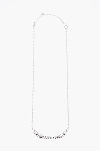Silver Necklace with Logo