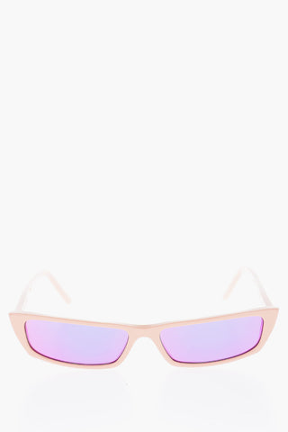 Purple Lenses Rectangular Sunglasses