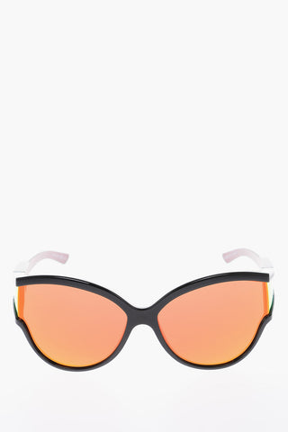Mask Sunglasses with Mirrored Lenses