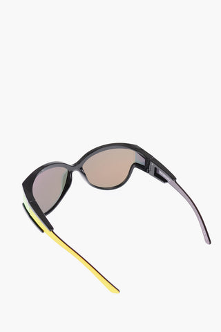 Mask Sunglasses with Mirrored Lenses