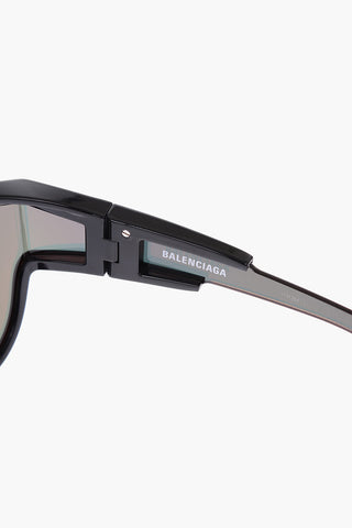 Mask Sunglasses with Mirrored Lenses