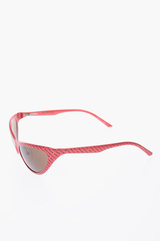 All Over Logo Cut Eye Sunglasses