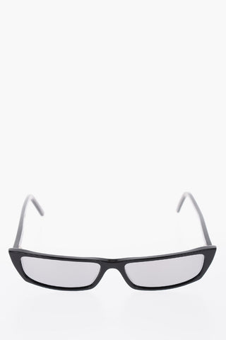 Mirrored Lenses Rectangular Sunglasses