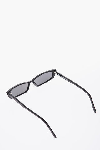 Mirrored Lenses Rectangular Sunglasses