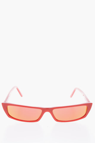 Orange Lenses Rectangular Sunglasses
