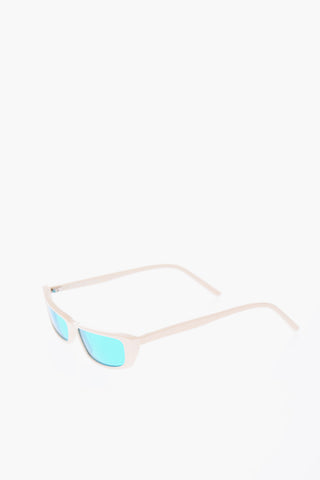 Blue Lenses Rectangular Sunglasses