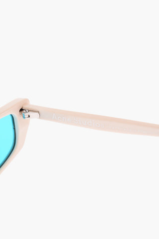 Blue Lenses Rectangular Sunglasses