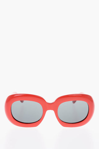 Oversized Frame Oval Sunglasses