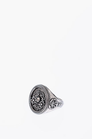 Brass Medallion Ring