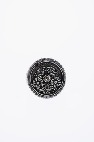 Brass Medallion Ring