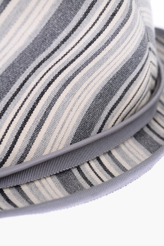 JONESBOY balanced striped CHAIR Bowler Hat