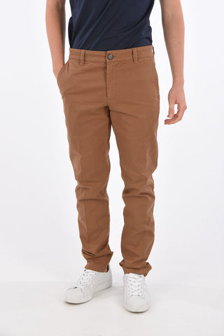 Mid-rise waist chinos