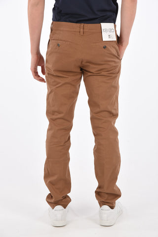 Mid-rise waist chinos